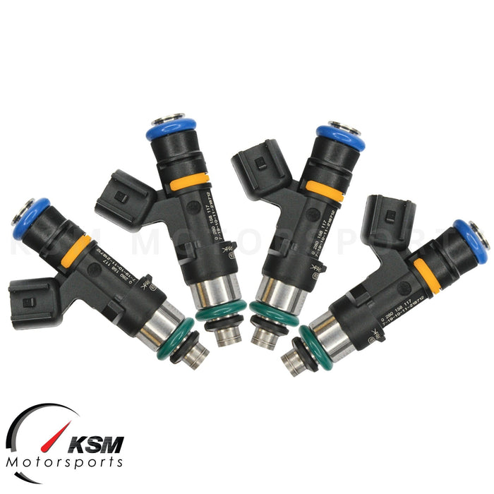 4 x 1300cc 124lb EV14 fuel injectors Fit 1.8T turbo Audi A4 TT VW Golf Jetta KSM