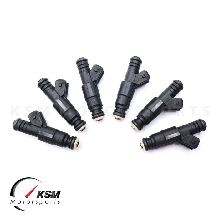 6 x Fuel Injectors 650cc 62lb Gen III EV6 (Long) / EV1 Jetronic Plug / E85 safe