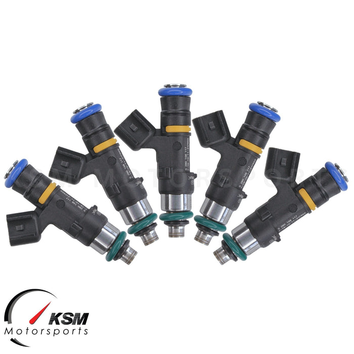 5 x 850cc fuel injectors for FORD FOCUS MK2 2.5T RS ST BOSCH EV14 High Impedance