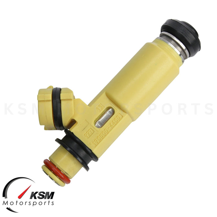 4x 450cc for MAZDA OEM 04-08 RX8 RX7 13B Miata fit Denso yellow fuel injectors