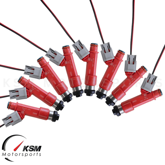 8 x 650cc Fuel Injectors for Toyota 1UZFE E85 LEXUS SOARER V8 FIT DENSO AISIN