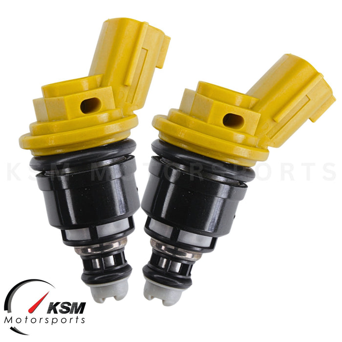 6x 550cc side feed fuel injectors RR543 for Nissan Fairlady Z Z32 300ZX VG30DETT