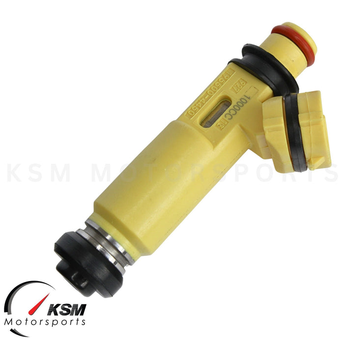 4x 1000cc for MAZDA OEM 04-08 RX8 RX7 13B Miata fit Denso yellow fuel injectors