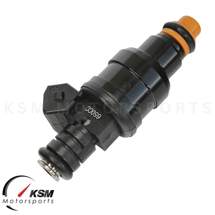 6 x 650cc Fuel Injectors for A6 323i 325i 328i 525i Mustang Regal V6 E85