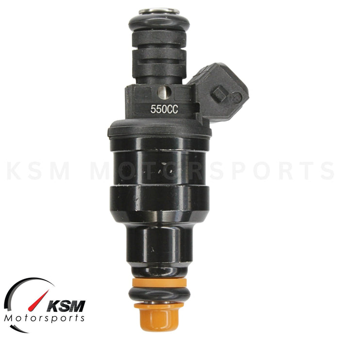 Set 6 x  550cc 52LB Fuel Injectors Wide fit Bosch Chevy GMC V6 3.8L 2.8L Turbo