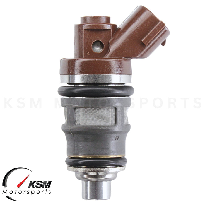 6 x 850cc fit Denso Side Feed Fuel Injectors for TOYOTA Supra 2JZ 1JZ GTE 1J 2J