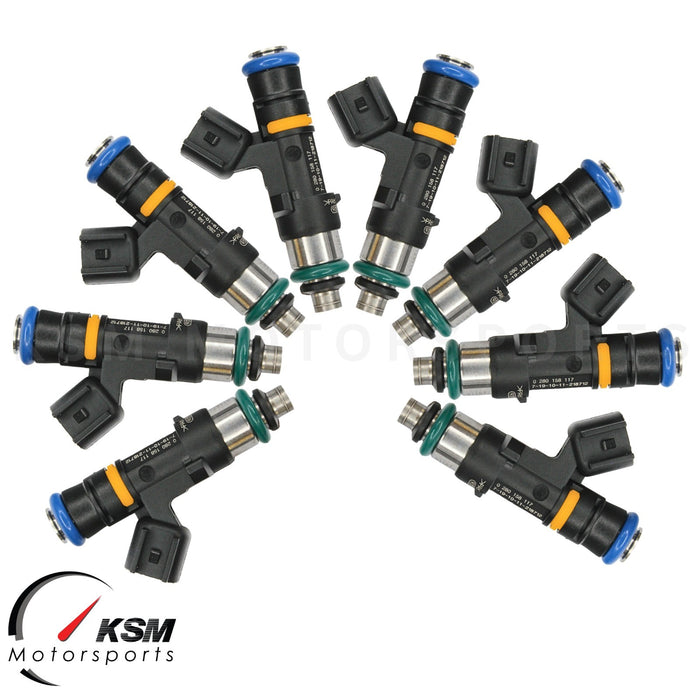 8 EV14 124lb 1300cc fuel injectors for LS2 6.0 Pontiac GTO C6 Corvette CTS-V 5.3