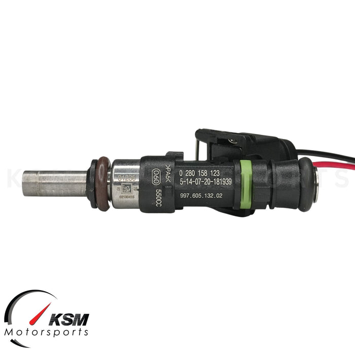 5 injecteurs de carburant compatibles avec Bosch 0280158123 550c 52lb Long Nozzle EV14ST E85 