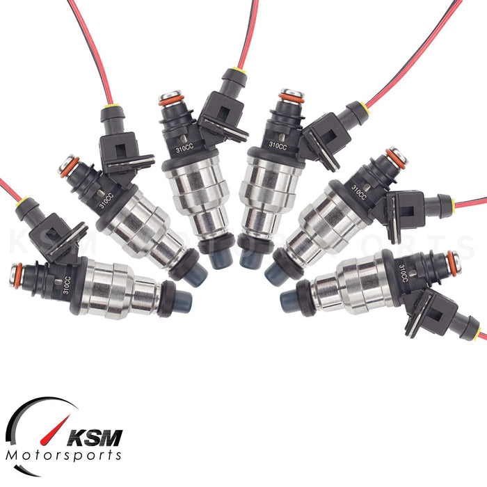 6x 310cc KSM Einspritzdüsen für Nissan RB20 RB24 RB25 RB26 RB30 R31 R32 2.0 3.0