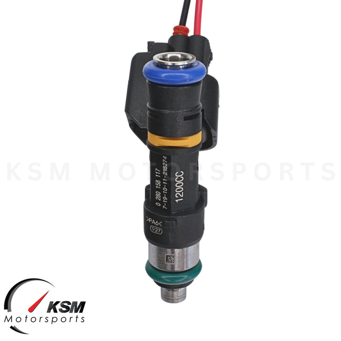 Set 4 1200cc fuel injectors for MINI COOPER S R52 R53 2003-2007 fit BOSCH EV14