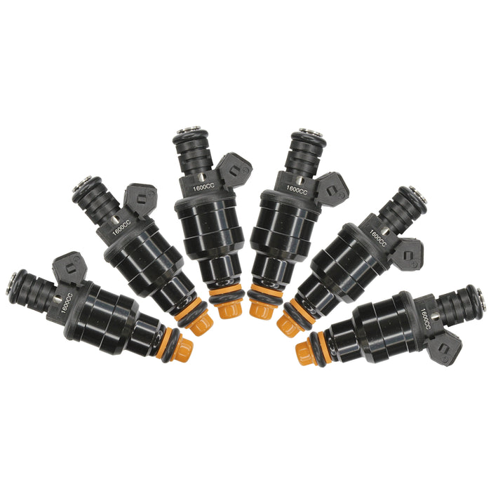 Set of 6 1600cc Fuel Injectors for A6 323i 325i 328i 525i Mustang Regal V6