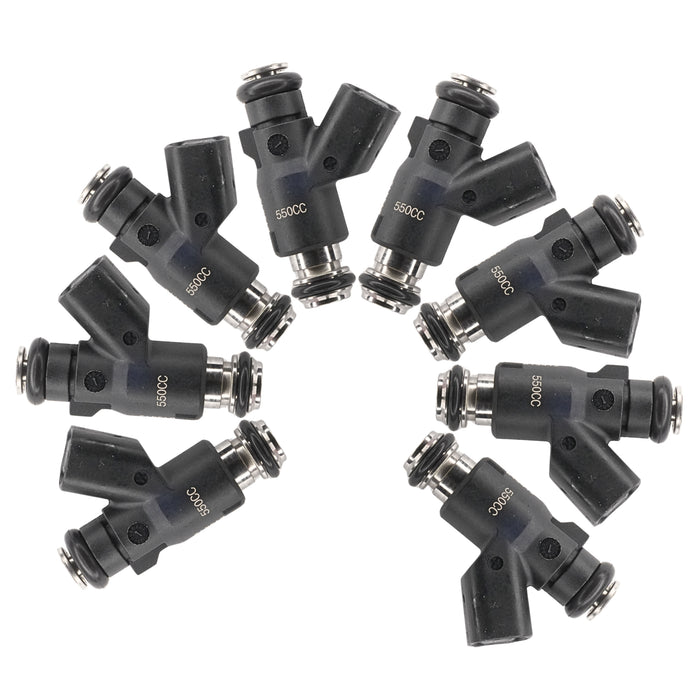 8 x 550cc 50lbs OEM 12613412 Fuel Injectors for Chevrolet GMC 6.0L High OHMS