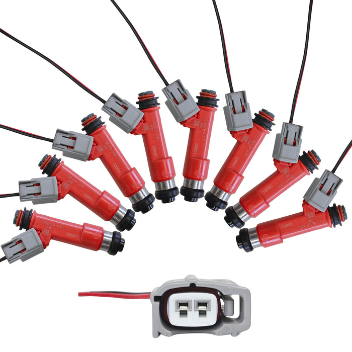 8 x 1000 cc Einspritzdüsen 1001-87F90 für Toyota Supra Turbo 1JZGTE 2JZGTE 