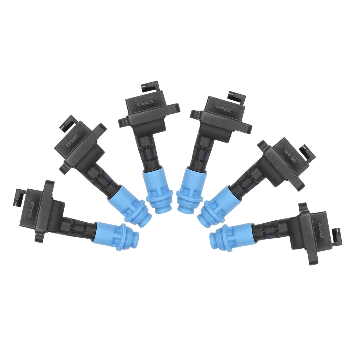 封印 ガーゴイル 6x OEM Ignition Coils 90919-02205 For 93-98 Toyota Supra JZA80 2JZ