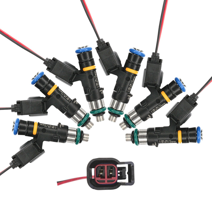 6 x 1600cc fuel injectors for AUDI 2.7 Turbo C5 S4 A6 Allroad fit BOSCH EV14 KSM