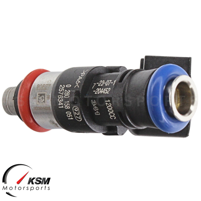 6 x 1200 cc Short EV14, passend für Bosch-Einspritzdüsen E85, sichere hohe Leistung 