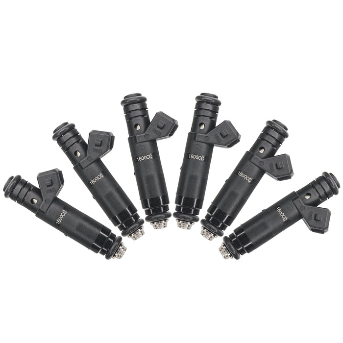 6 1600cc 152lb fit Siemens Deka Fuel Injector EV1 for VW Audi BMW Ford Chevrolet