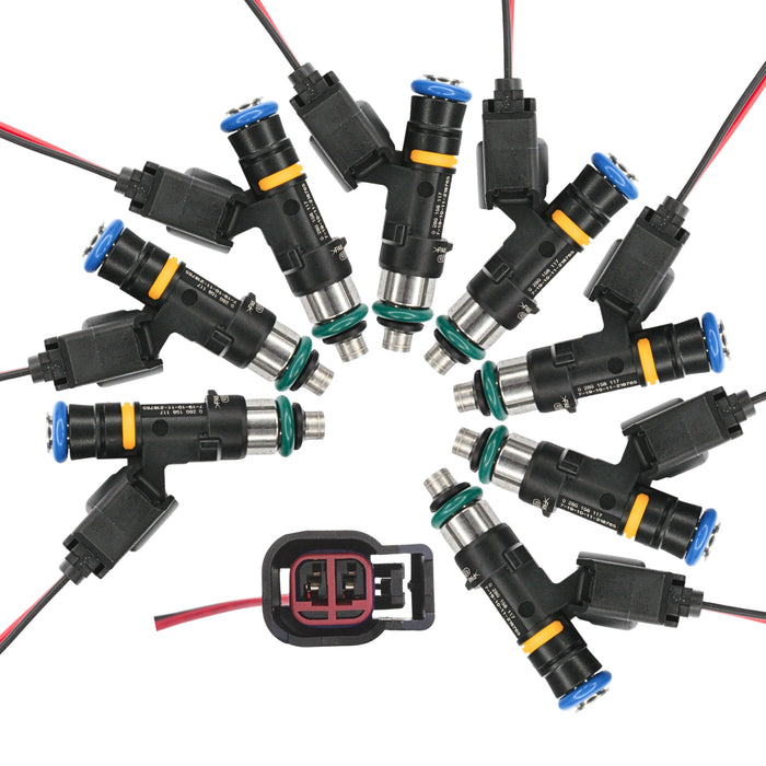 8 EV14 152lb 1600cc fuel injectors for LS2 6.0 Pontiac GTO C6 Corvette CTS-V 5.3