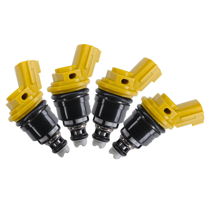 4 x 550cc 555cc fuel injectors for Nissan Silvia SR20DET S13 S14 S15 fit JECS