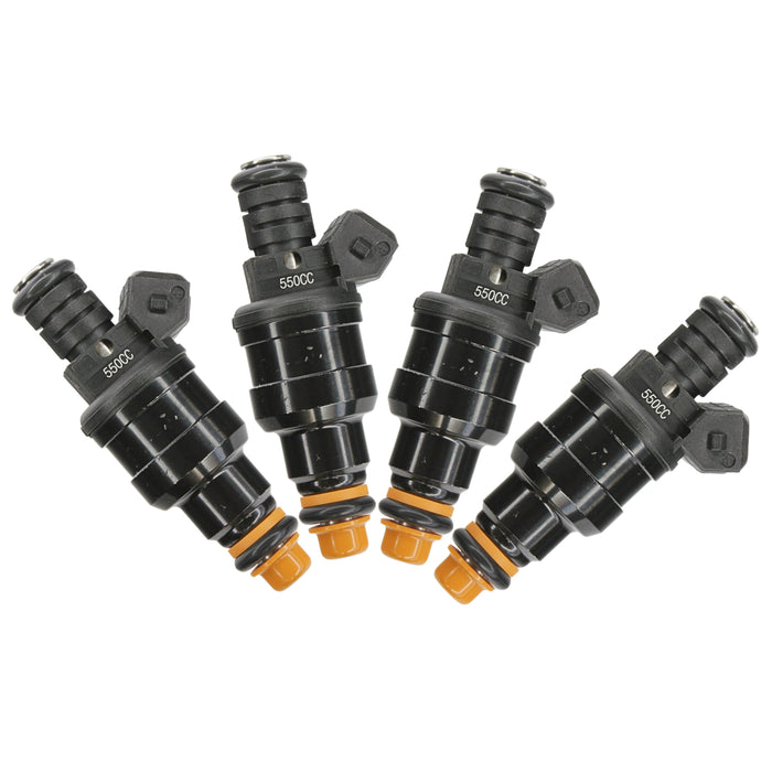 4 x 550cc 52LB Fuel Injectors Wide fit Bosch E30 S14 M10 Turbo DOHC TT