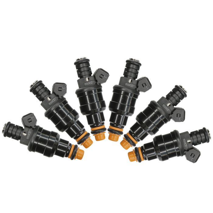 Set 6 x 850cc 80LB Einspritzdüsen, breite Passform, Bosch für BMW, AUDI, FORD, GMC, BUICK