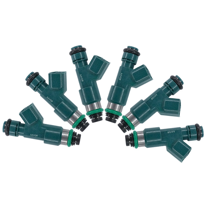 6x Fuel Injectors For 08-15 Volvo S80 V70 XC60 XC70 XC90 3.2L 6G9N-AB / 30777501