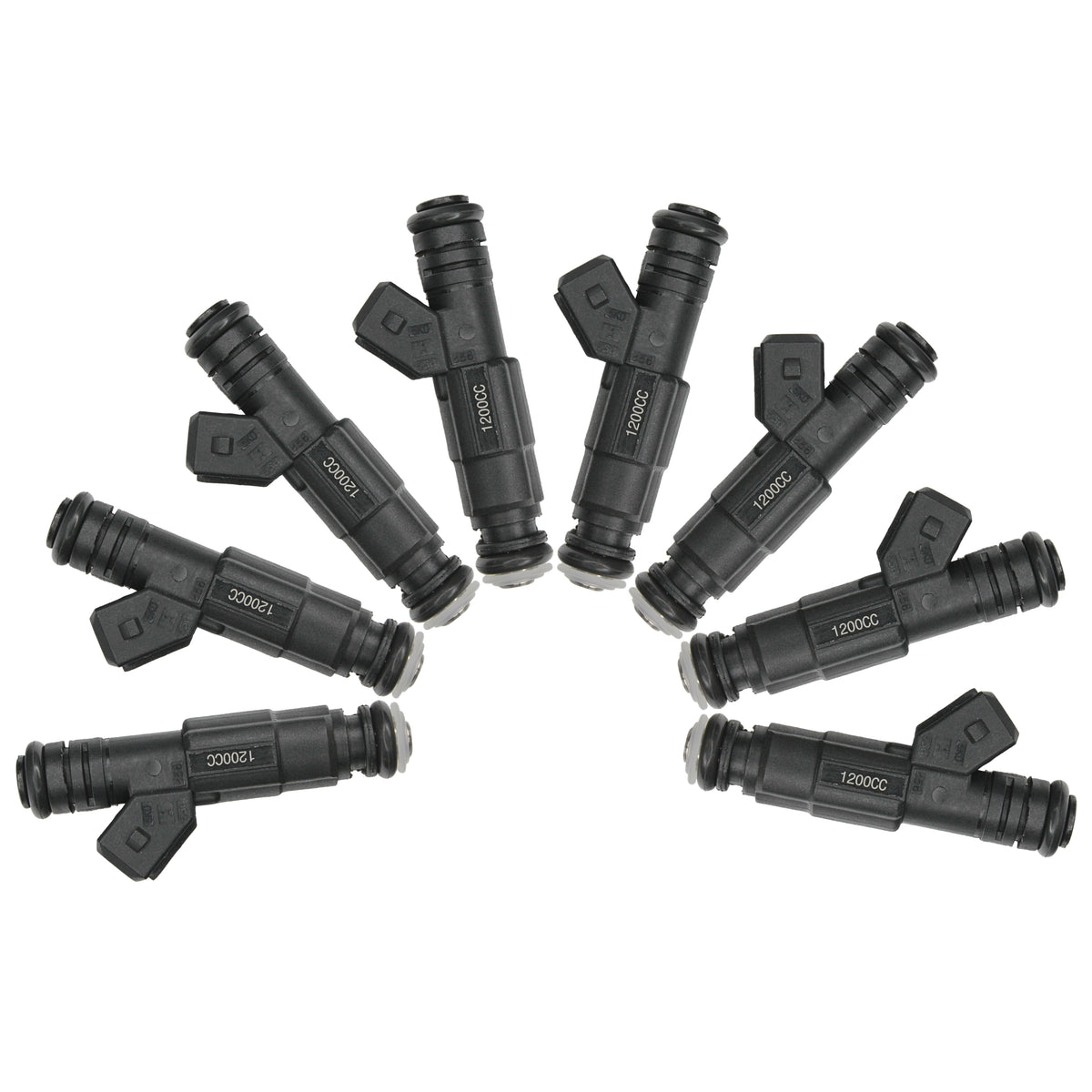 8x Fuel Injectors 1200cc 114lb Gen III EV6 (Long) / EV1 Jetronic Plug ...
