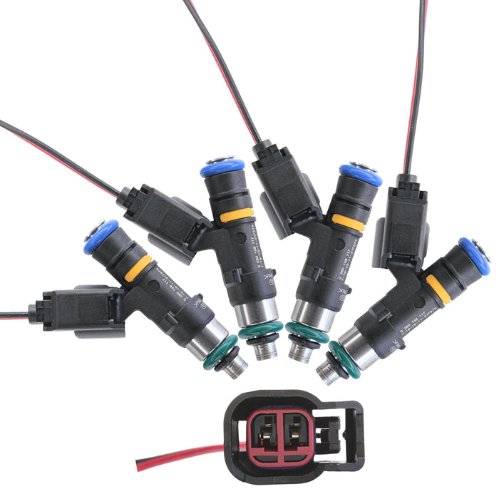 Set 4 310cc fuel injectors for 2009 - 2012 HYUNDAI GENESIS 2.0T Fit BOSCH EV14