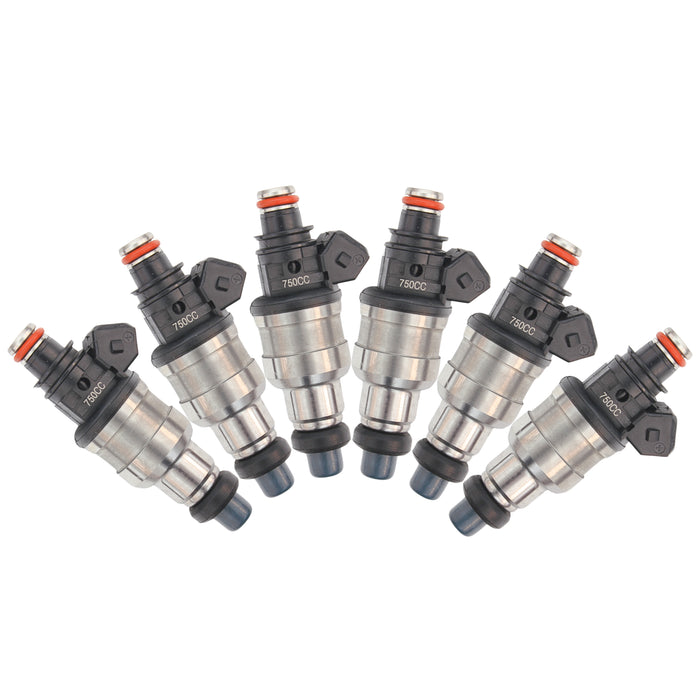 6 x 750cc 70LB Fuel Injectors for Honda Acura NSX VTEC DOHC