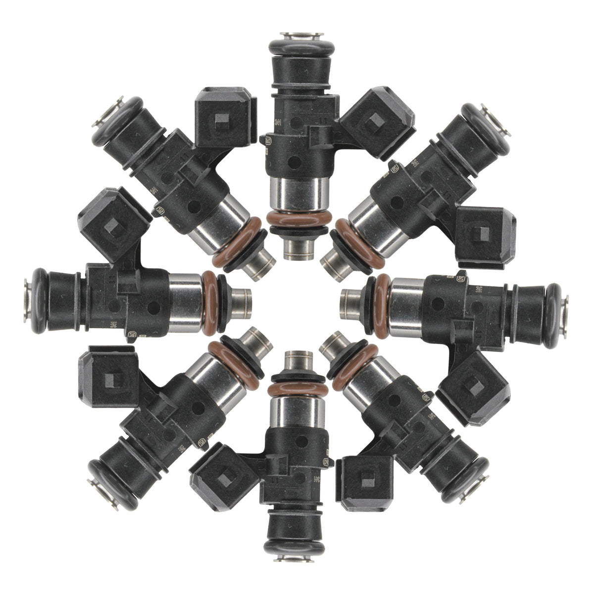8 x 1650cc 157lb EV14 Short Fuel Injectors single hole for 0280158333 ...