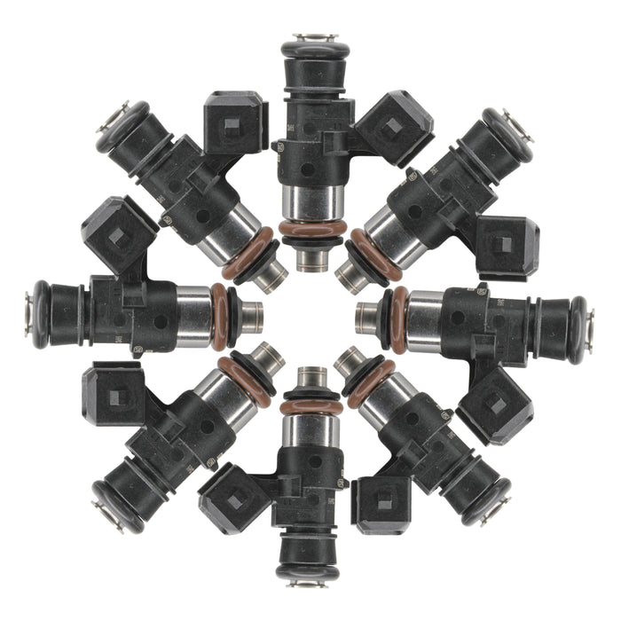 8 injecteurs de carburant courts EV14 1650 cc 157 lb, trou unique pour référence 0280158333 E85 