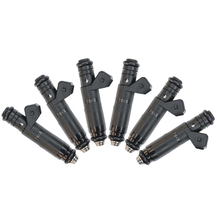 6x 750cc 71lb fit Siemens Deka Fuel Injectors EV1 for VW Audi BMW Ford Chevrolet