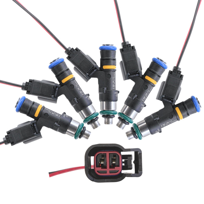 5 x 310cc fuel injectors for FORD FOCUS MK2 2.5T RS ST Fit BOSCH EV14 High Imp