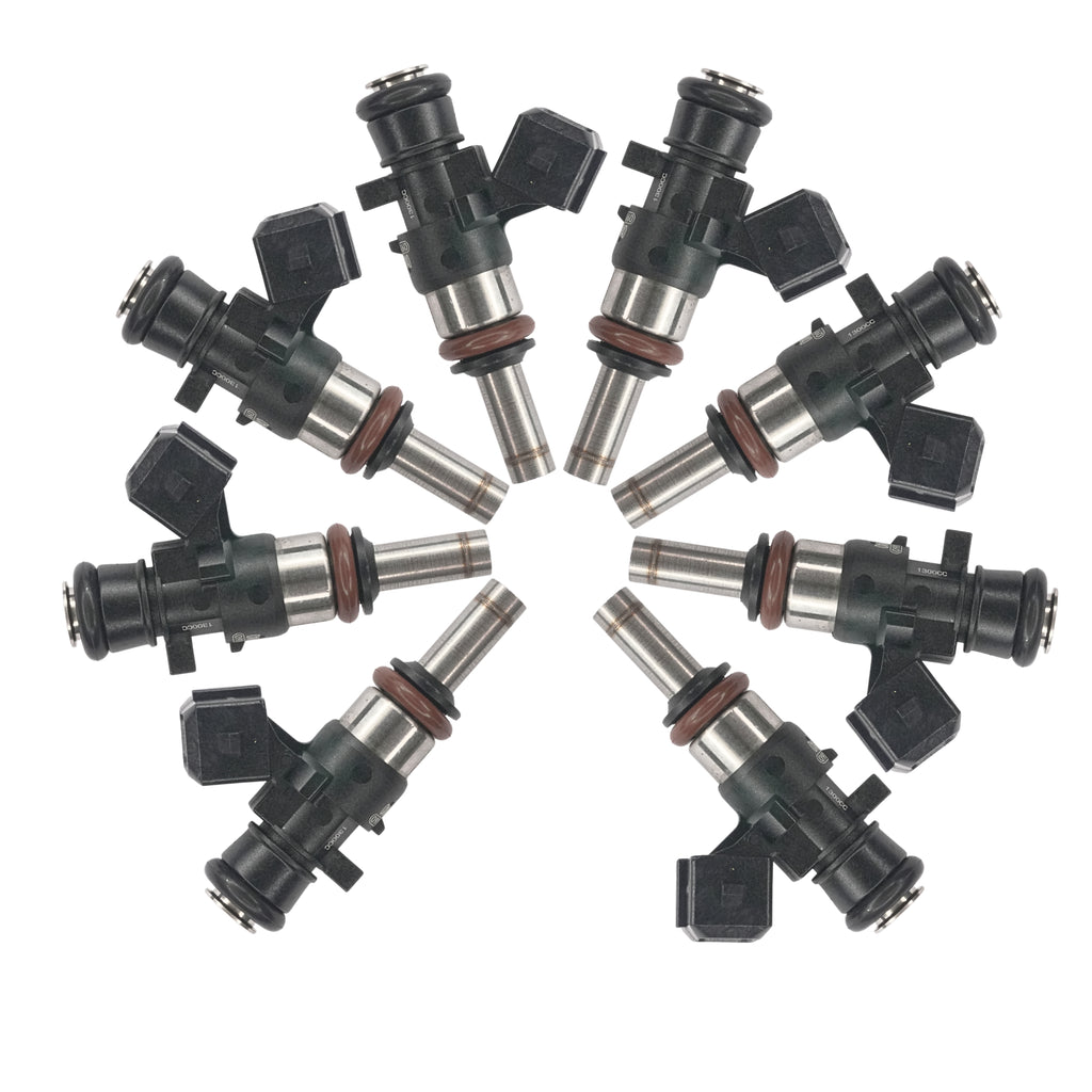 フューエルインジェクター K-Jetronoc BOSCH 8本セット未使用品 8 x 1300cc 124lb Fuel Injectors fit Bosch EV14KT Long Nozzle E85