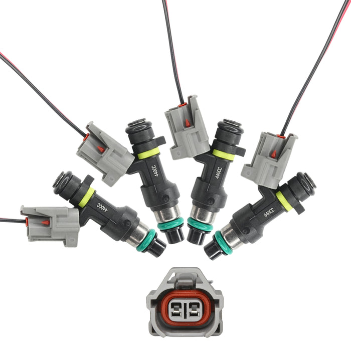 440cc fuel injectors for 02-11 Honda Acura K20A K24A 06-09 S2000 Turbo High OHMS