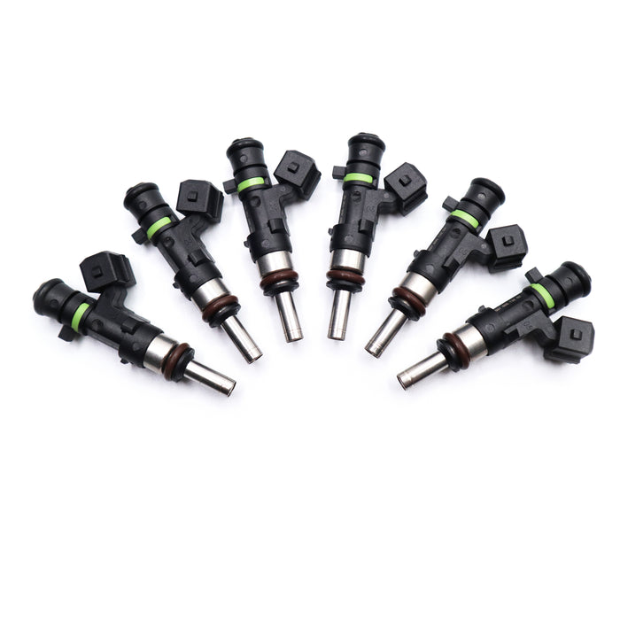 6 x Fuel Injectors fit Bosch 0280158123 590cc 56lb Long Nozzle EV14 6-Hole