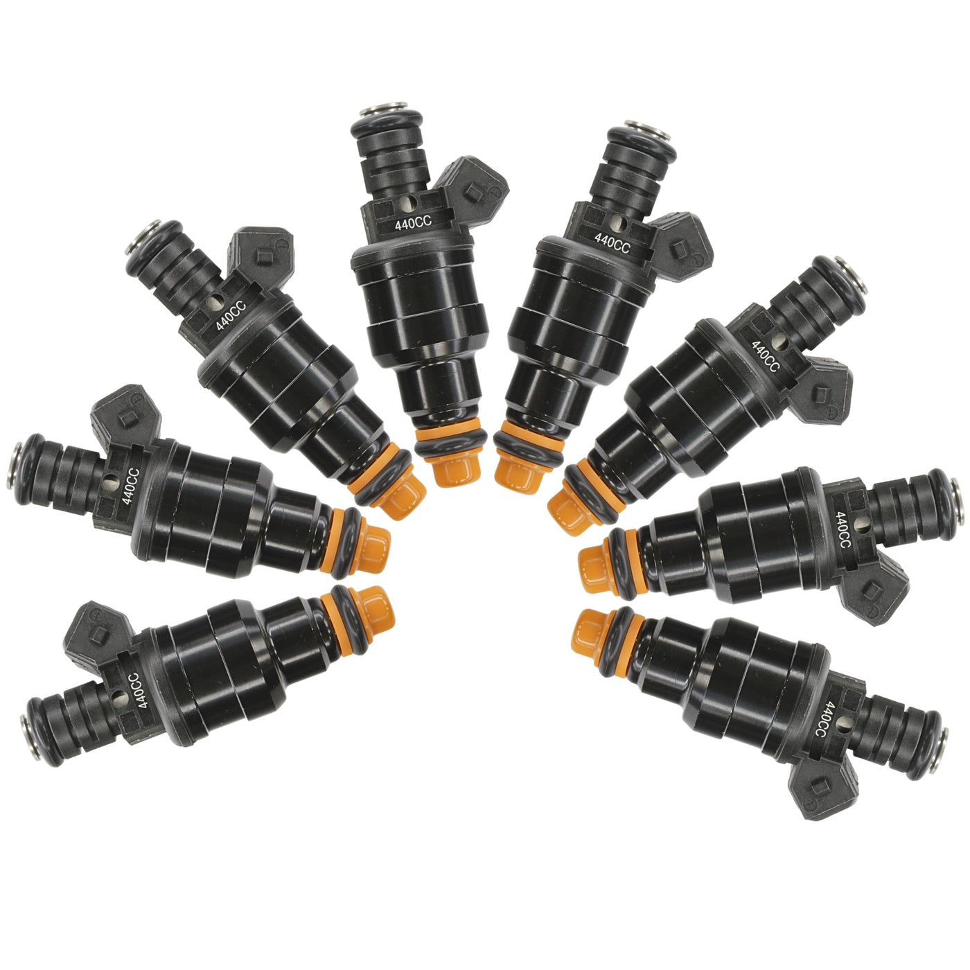 8 x 440cc 42LB EV1 Fuel Injectors for GM LT1 LS1 LS6 Ford Mustang SOHC ...