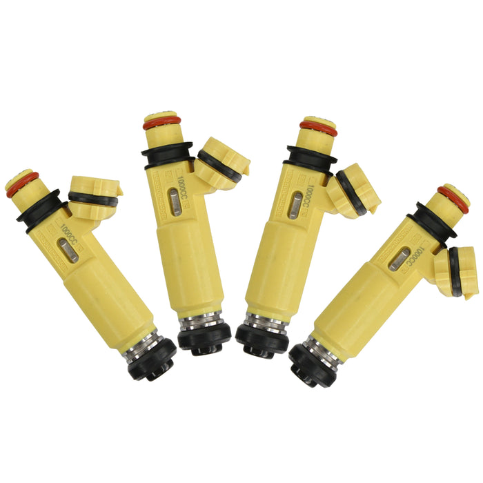 4x 1000cc for MAZDA OEM 04-08 RX8 RX7 13B Miata fit Denso yellow fuel injectors