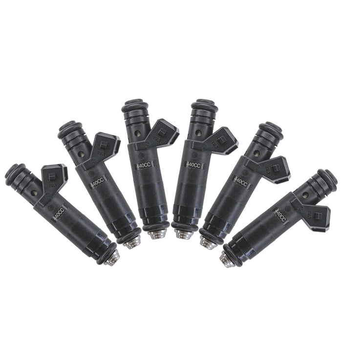 6x 440cc 42lb fit Siemens Deka Fuel Injectors EV1 for VW Audi BMW Ford Chevrolet