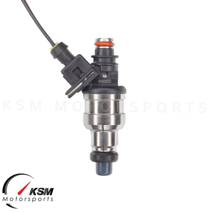 2 x 850 cc 80 lb Einspritzdüsen passend für Mazda Turbo RX7 RX8 FC3S 13B 20B REW GT R3 2 