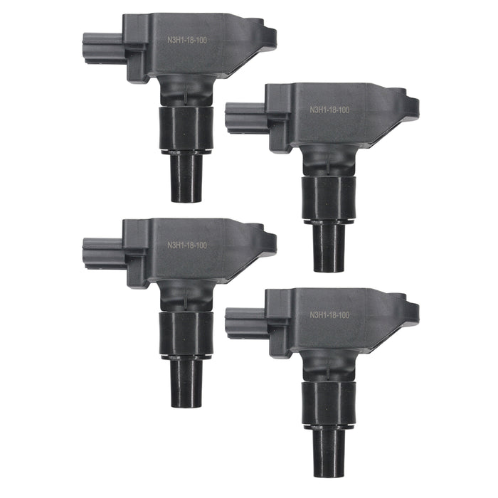 4 bobines d'allumage pour Mazda RX-8 R2 1.3L 2004-2011 N3H118100 Qualité OEM UF501 