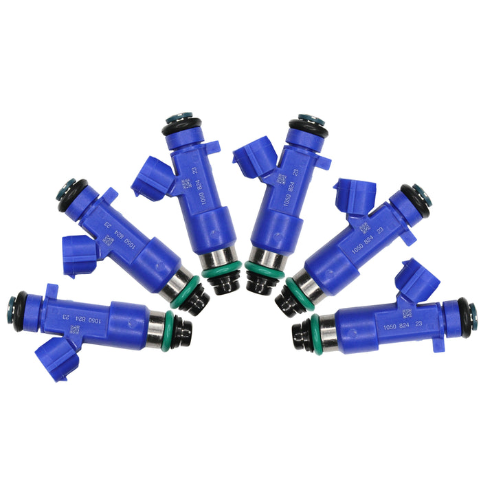 6x 550cc Fuel Injectors For 09-21 Nissan GT-R 3.8L Upgrade for G35 G37 350Z 370Z