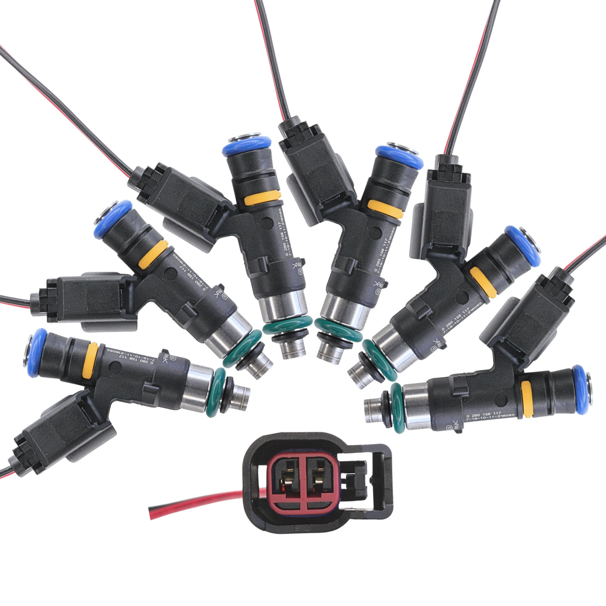 Set 6 x 440cc 42lb fuel injectors for 2000 - 2006 BMW E46 M3 S54