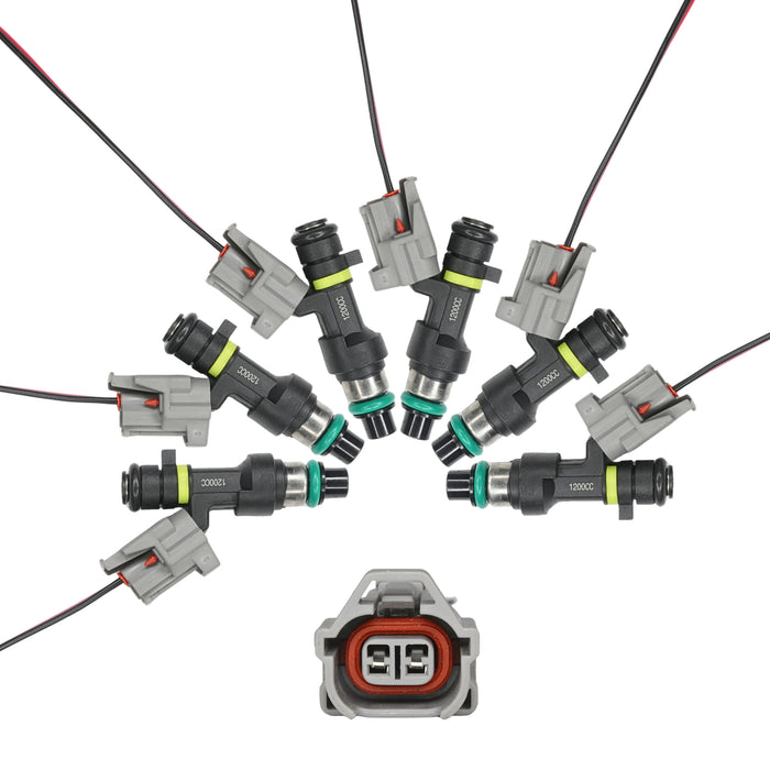 6 x 1200cc Turbo Fuel Injectors fit Honda Acura V6 3.0 3.2 3.5 114lb High OHMS