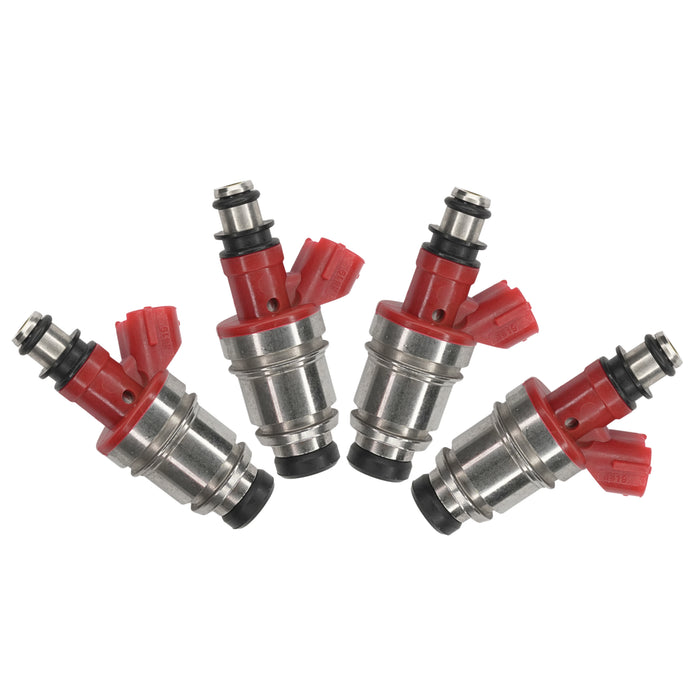 4 OEM Fuel Injectors JS28-2 for 1994-1995 Isuzu Pickup Rodeo Amigo 2.3L 2.6L L4