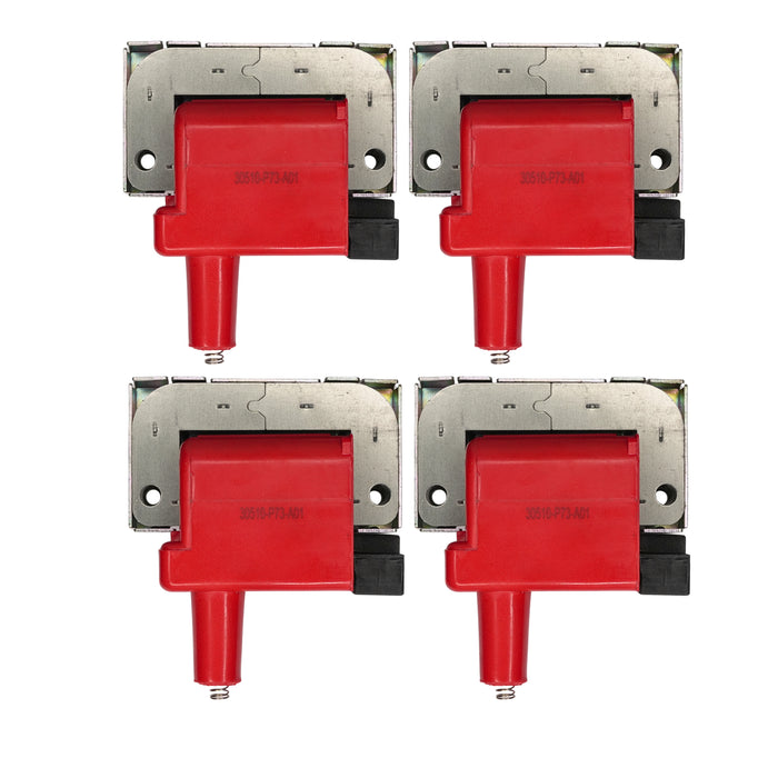 4 x ZÜNDSPULEN für ACURA INTEGRA 1,7 L 1,8 L 1992-2001 PASSEND 30510-P73-A01 