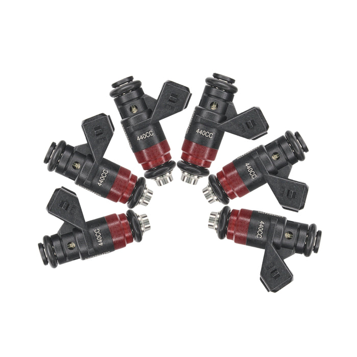 6 injecteurs de carburant Deka Compact Short FI114700 EV1 haute impédance, 42 lb 440 cc 