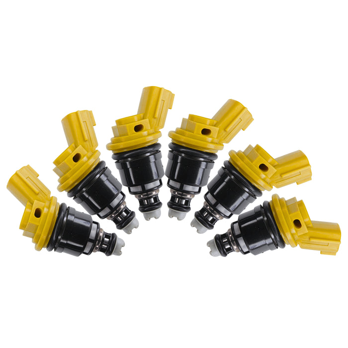 6 x 550cc 555cc fuel injectors for Nissan Nismo Skyline R33 RB25DET ECR33 E85