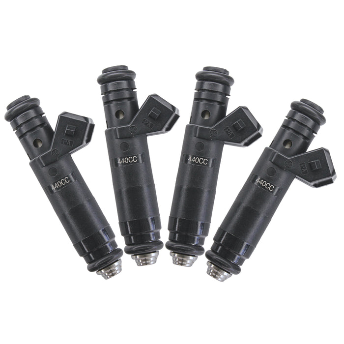 4x 440cc for Siemens Deka 42LB High Impedance Fuel Injectors EV1 110324 FI114992