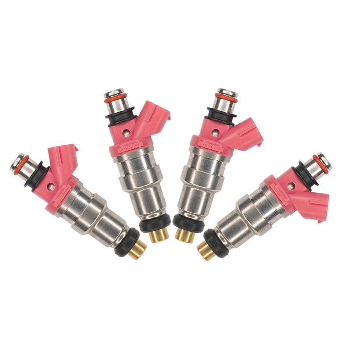 4 x 650cc Low Imp Injectors for Mitsubishi EVO 1-9 4G63 180SX Silvia S13 CA18DET